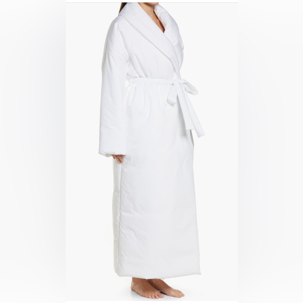 SOLD SKIMS COTTON DUVET ROBE, Size XXS, $475 - Picture 7 of 14